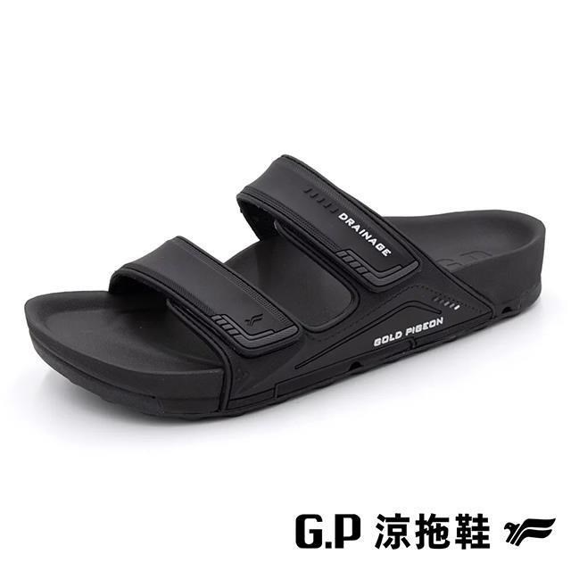 G.P 啟蒙 (女)VOID防水透氣機能柏肯拖鞋 女鞋-黑色（其他規格）