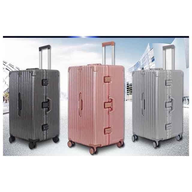 雪黛屋 BATOLON 30吋胖箱2:8防盜鋁框隱藏掛鈎PC+ABS雙海關鎖硬殼箱360度旋轉