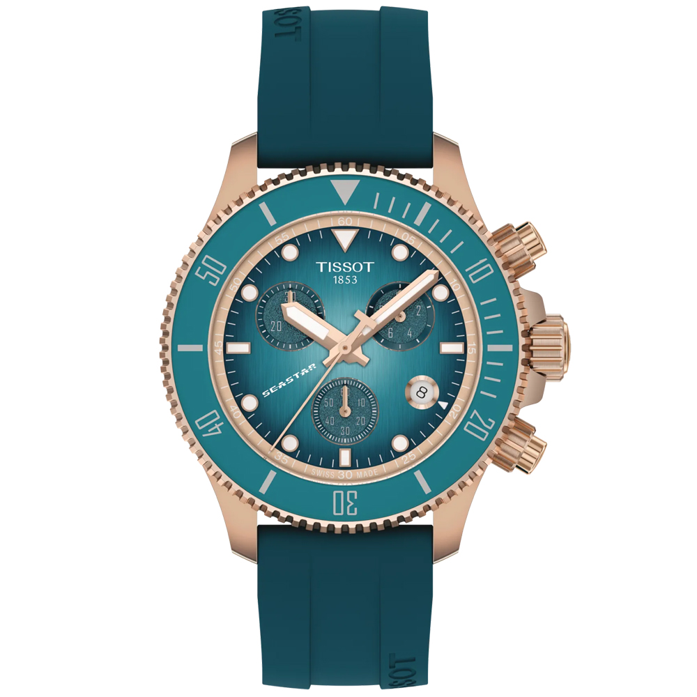 TISSOT 天梭 官方授權 SEASTAR 1000 海洋之星 計時腕錶 錶 週年慶 雙11 T1202173704100 / T120.217.37.041.00