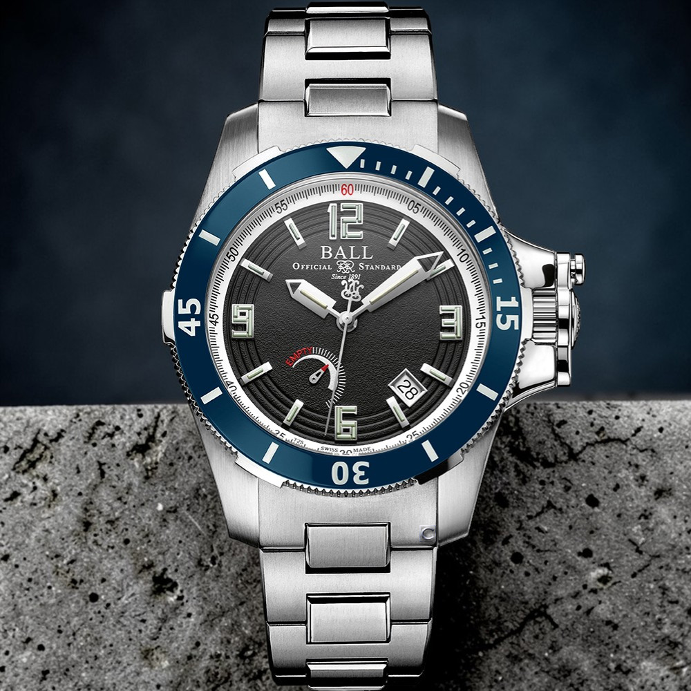 Ball 波爾 Engineer Hydrocarbon Hunley 限量版機械錶-42mm PM2096B-S2J-BK