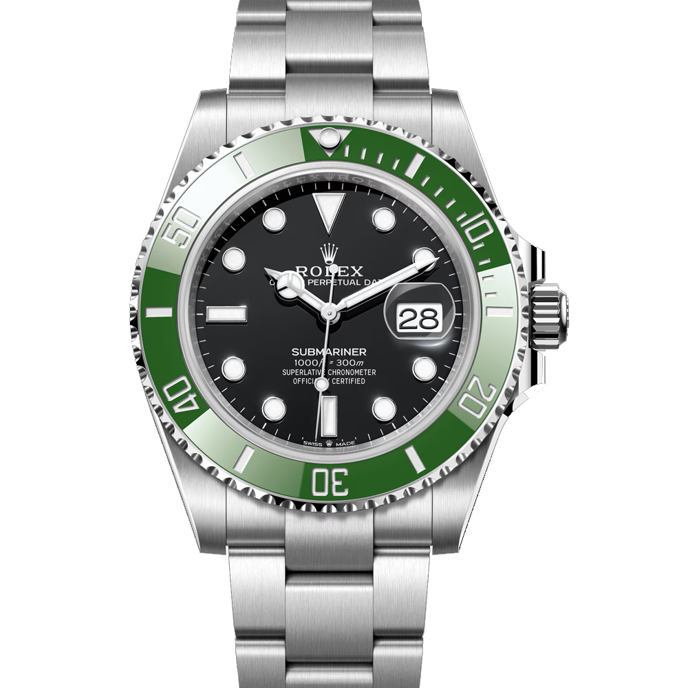 Rolex 勞力士 126610LV 草綠圈 綠水鬼 最新款 黑面 41MM