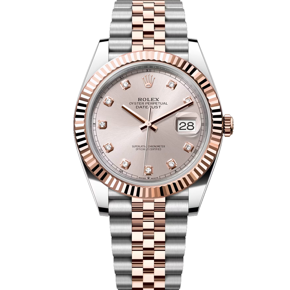 Rolex 勞力士 126331 新款 Datejust 粉面時鑽玫瑰金-41mm