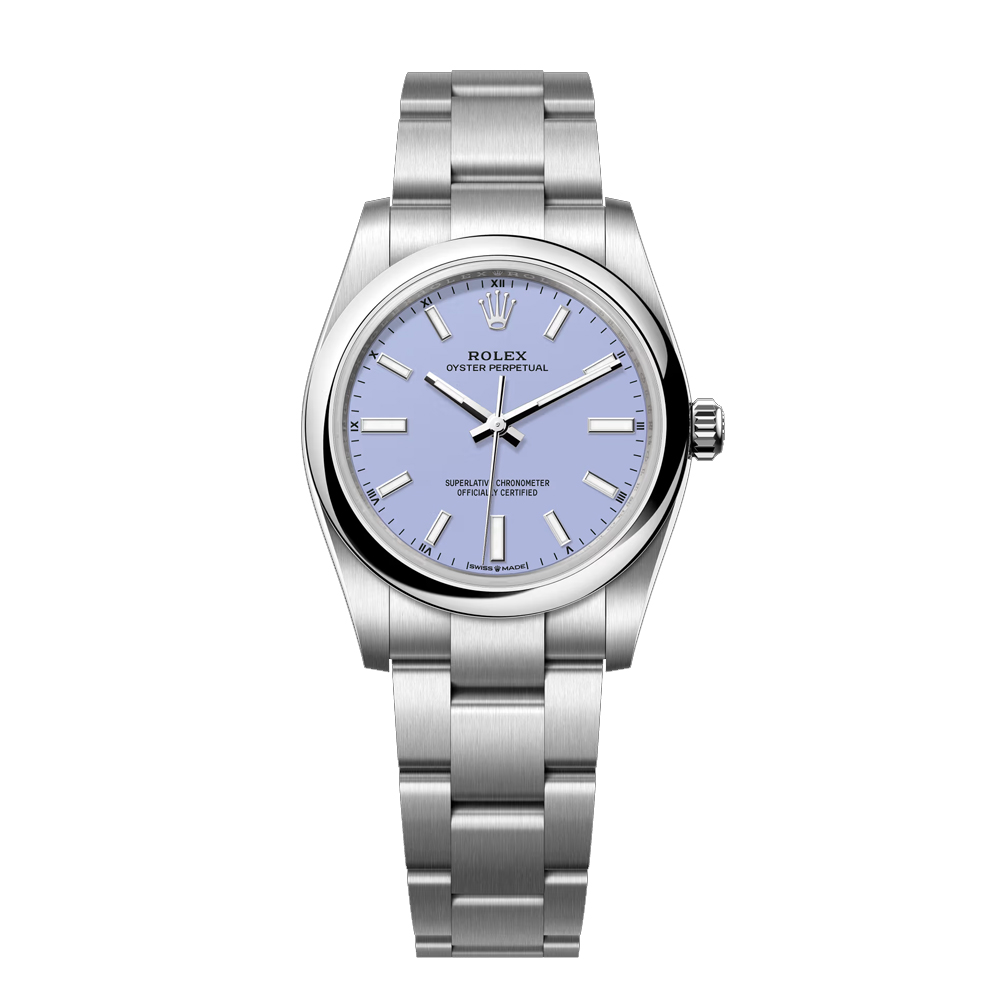 Rolex 勞力士 最新款 薰衣草紫面 124200 蠔式恆動腕錶 34mm