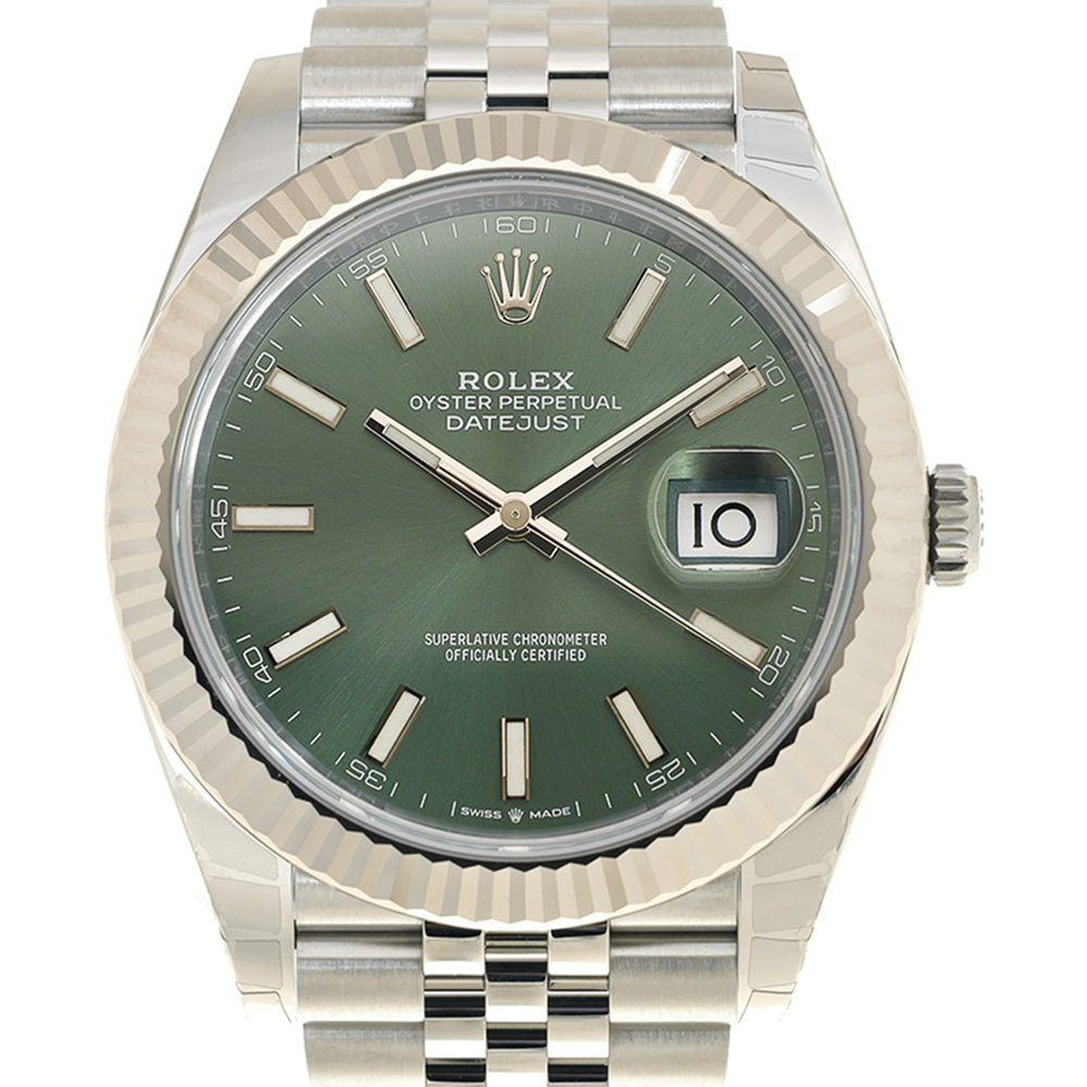 Rolex 勞力士 Datejust 126334 日誌型機械腕錶x薄荷綠x41mm