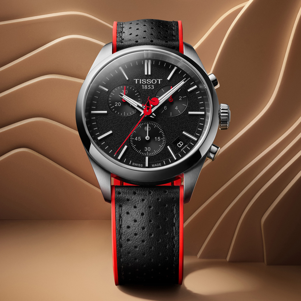 TISSOT 天梭 官方授權 PR100 特別版 環西自由車賽石英計時手錶 百貨周年慶-40mm(T1504171105101)