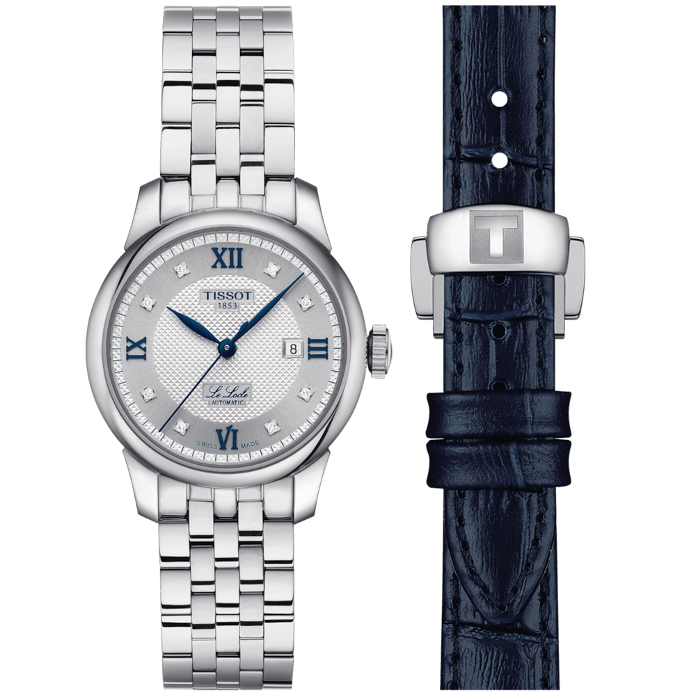 TISSOT 天梭 官方授權 LE LOCLE力洛克 20週年機械腕錶 錶 週年慶 雙11 / T0062071103601 / T006.207.11.036.01