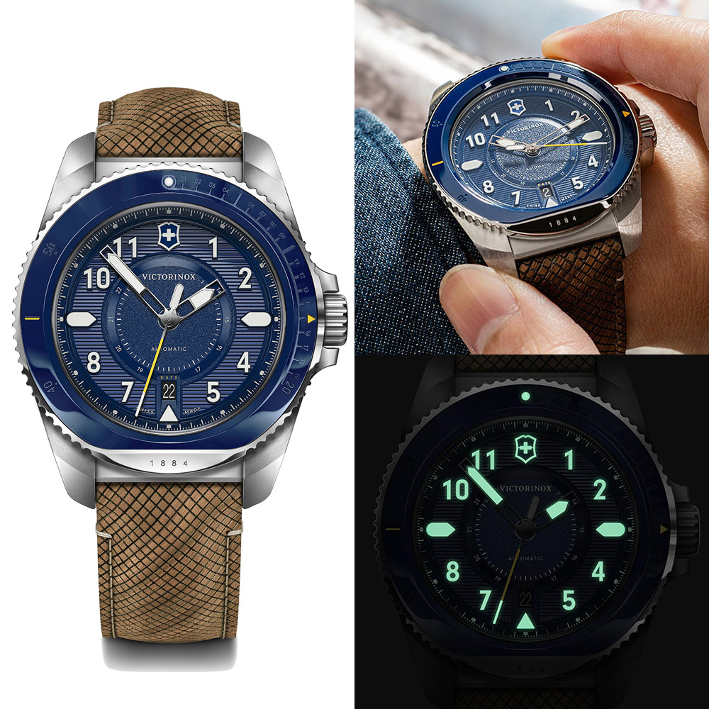 VICTORINOX 瑞士維氏 瑞士 JOURNEY 1884 200米潛水機械腕錶(VISA-241980.1)43mm