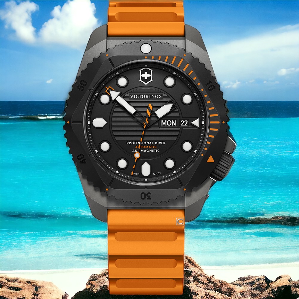 VICTORINOX 瑞士維氏 瑞士 DIVE PRO 300米潛水錶 男錶 腕錶 機械錶-43mm VISA-241996