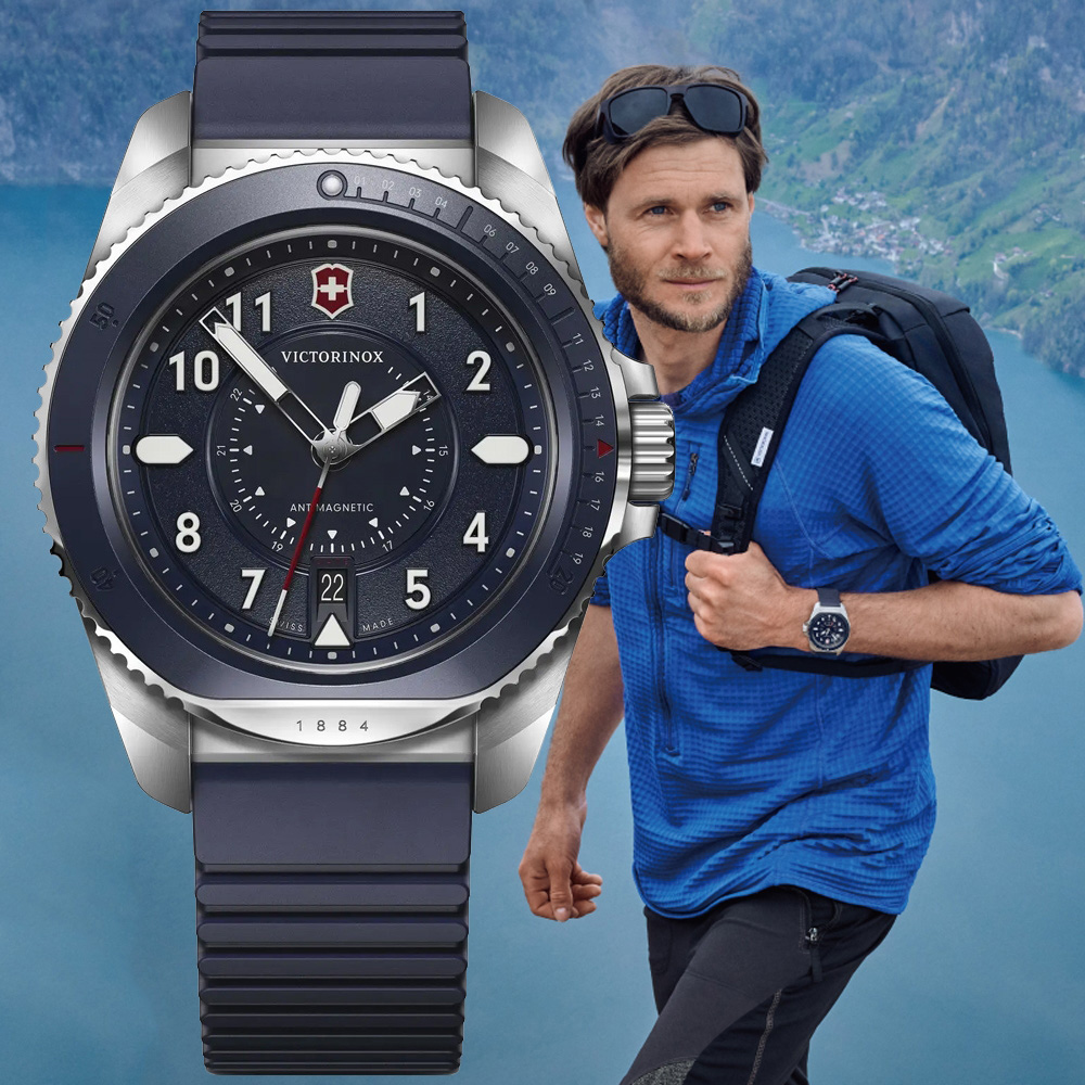 VICTORINOX 瑞士維氏 Journey 1884 潛水石英腕錶 錶 手錶 送禮 43mm / VISA-241975
