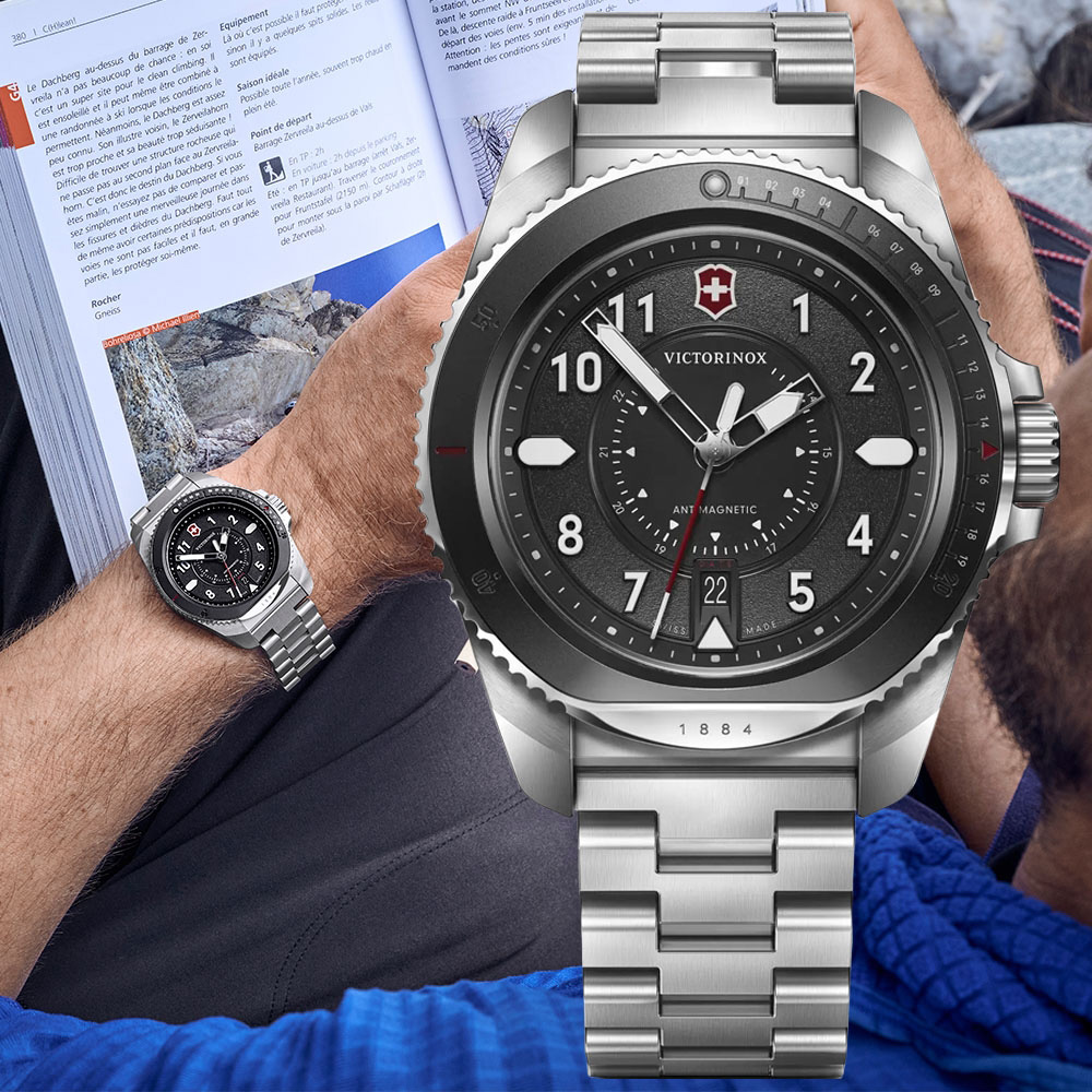 VICTORINOX 瑞士維氏 Journey 1884 潛水石英腕錶 錶 週年慶 雙11 43mm / VISA-242009