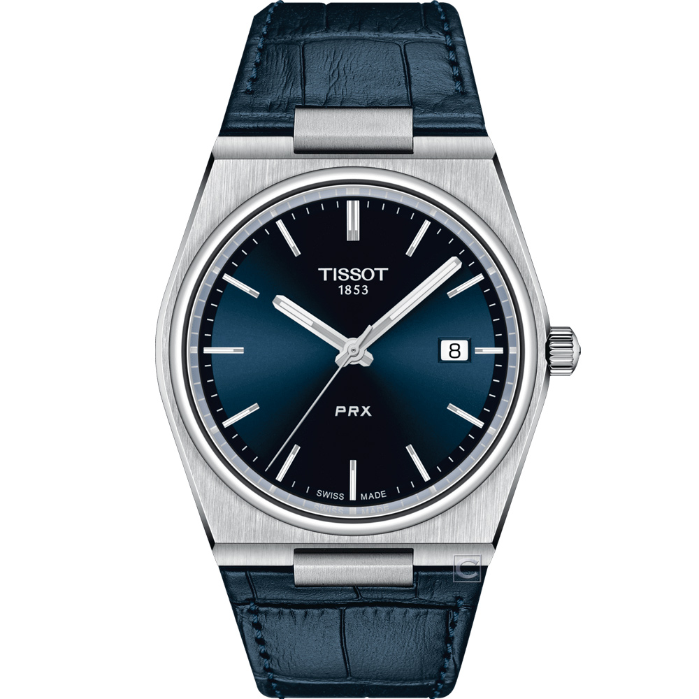 TISSOT 天梭 錶官方授權 PRX 40 205 復古新浪潮時尚男錶(T1374101604100)