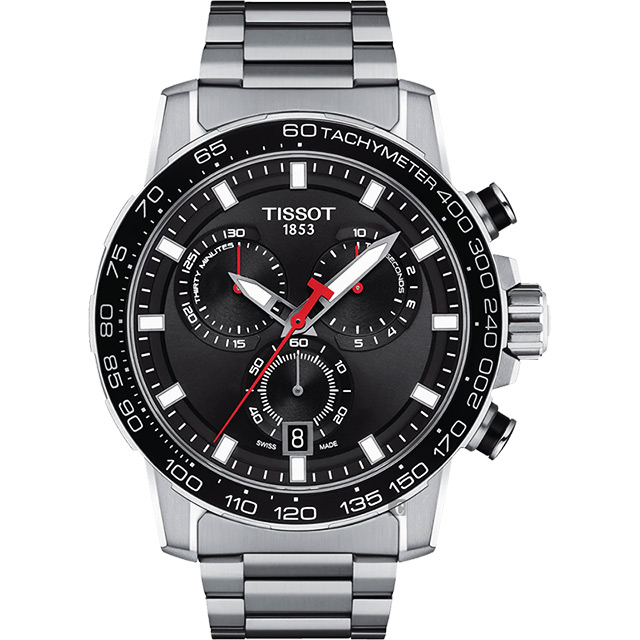 TISSOT 天梭 官方授權 Supersport 計時手錶 百貨周年慶-45.5mm T1256171105100