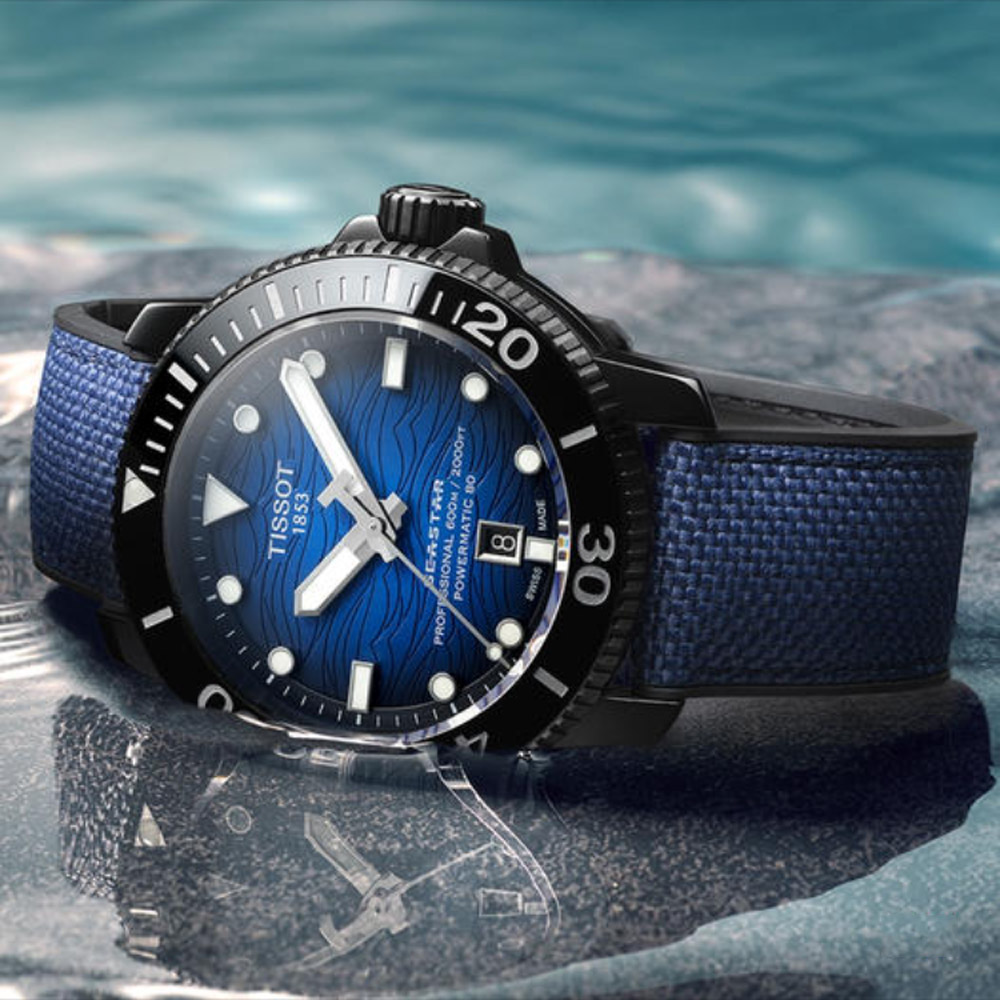TISSOT 天梭 官方授權 SEASTAR2000 海洋之星 600米 潛水認證 機械腕錶 錶 週年慶 雙11 46mm/T1206073704100