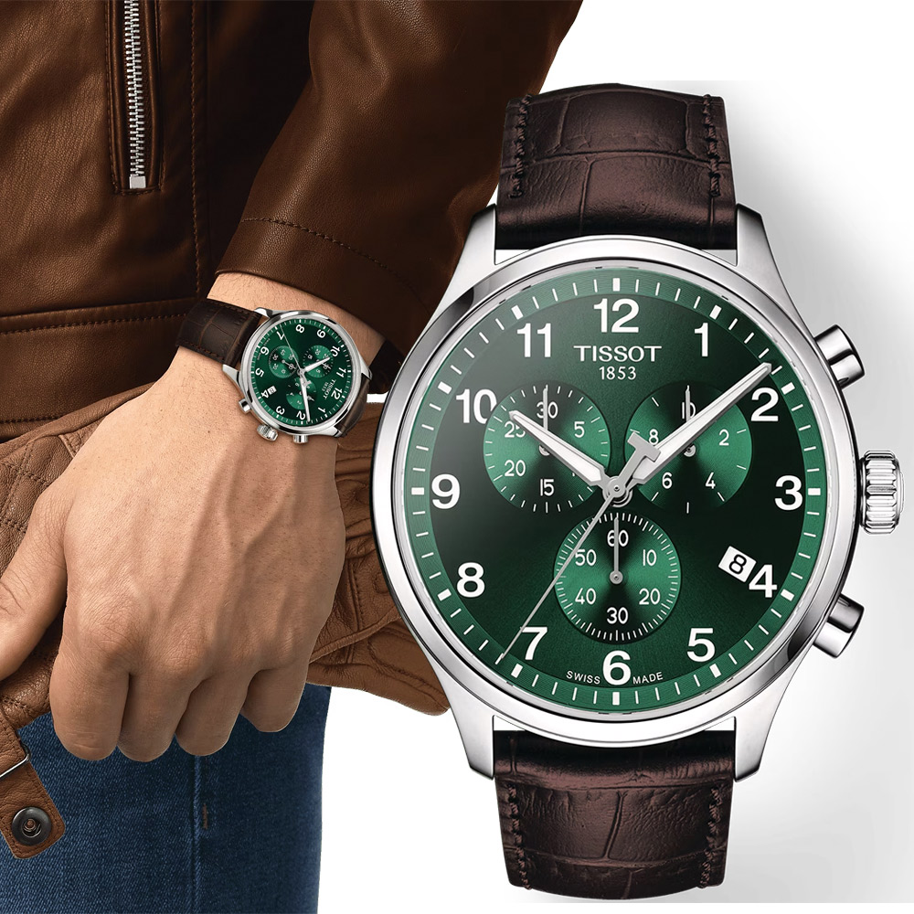 TISSOT 天梭 官方授權 韻馳系列 Chrono XL計時手錶 百貨周年慶 T1166171609200