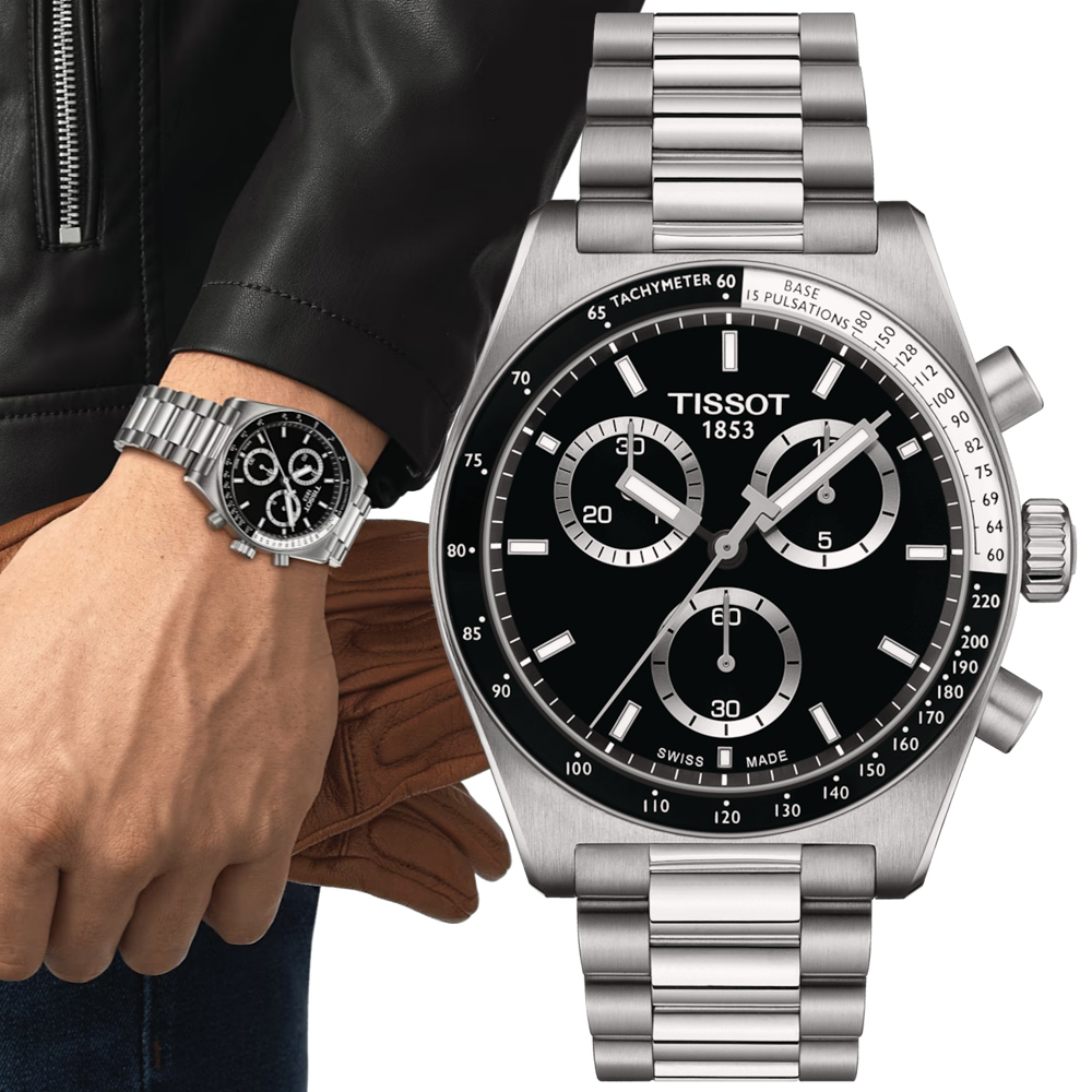 TISSOT 天梭 官方授權 PRS516 計時石英腕錶 錶 週年慶 雙11 / T1494171105100 / T149.417.11.051.00