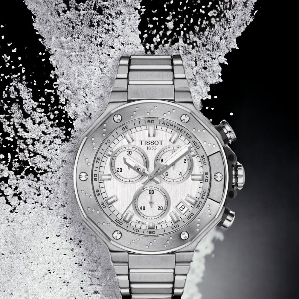 TISSOT 天梭 T-RACE 三眼計時 運動腕錶 男錶 賽車-T1414171103100/45mm