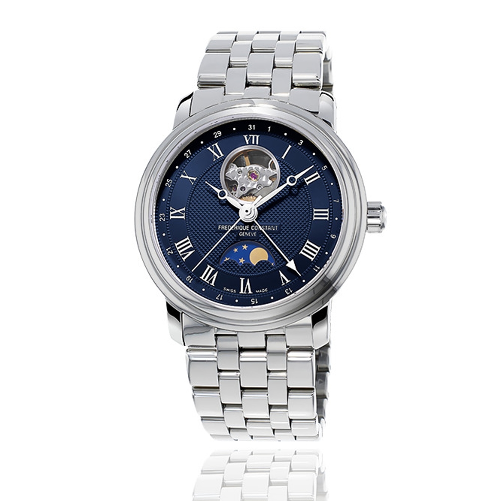 CONSTANT 康斯登 月相開芯鏤空機械腕錶40mm(FC-335MCNW4P6B)