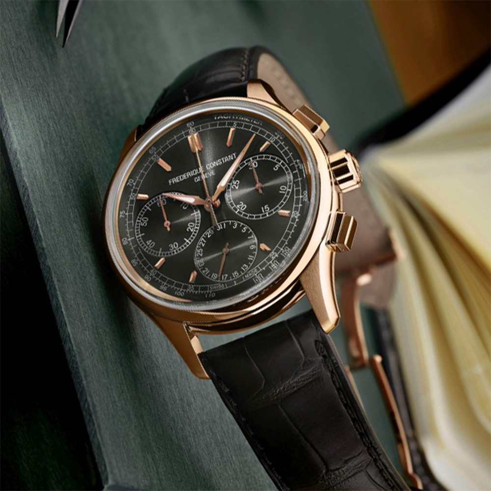 CONSTANT 康斯登 Flyback 飛返計時自製機芯機械錶 FC-760DG4H4