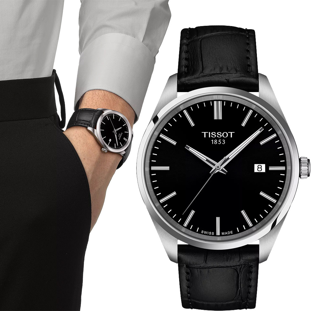TISSOT 天梭 官方授權 PR100 簡約紳士手錶 百貨周年慶-40mm T1504101605100