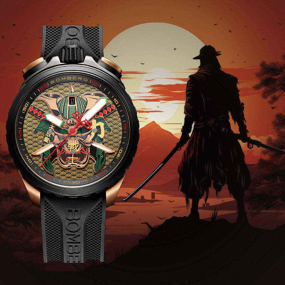 BOMBERG 炸彈錶 BOLT-68 Heritage 黃金武士計時手錶 BS45CHPPKBA.071-1.12
