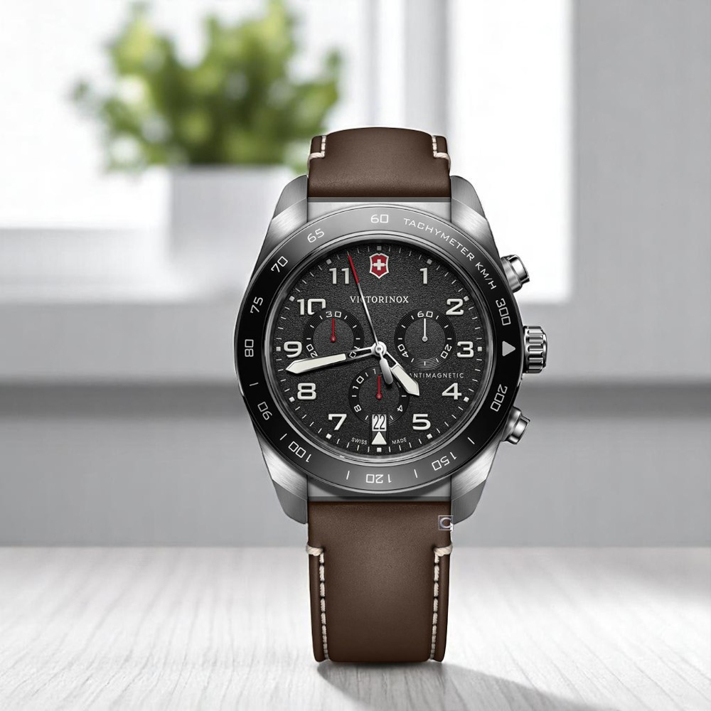 VICTORINOX 瑞士維氏 Swiss Army 計時碼錶時尚腕錶 男錶 手錶-VISA-242046