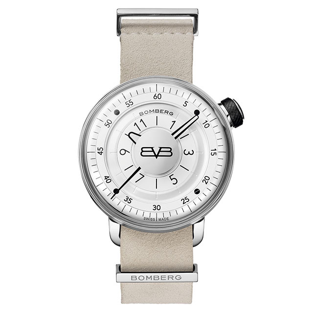 BOMBERG 炸彈錶 全鋼白面皮錶帶錶款CT43H3SS.02-1.9