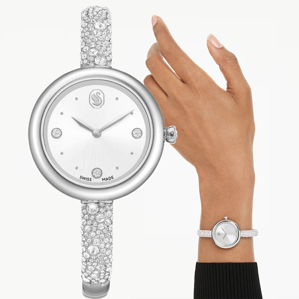 SWAROVSKI 施華洛世奇 Sublima 閃耀水晶手環式手錶 女錶-28mm 5730369