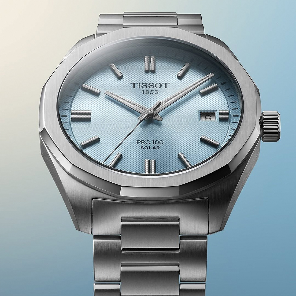 TISSOT 天梭 官方授權 T151.822.11.351.00 PRC 100 Solar 太陽能女錶 百貨周年慶-34mm T1518221135100