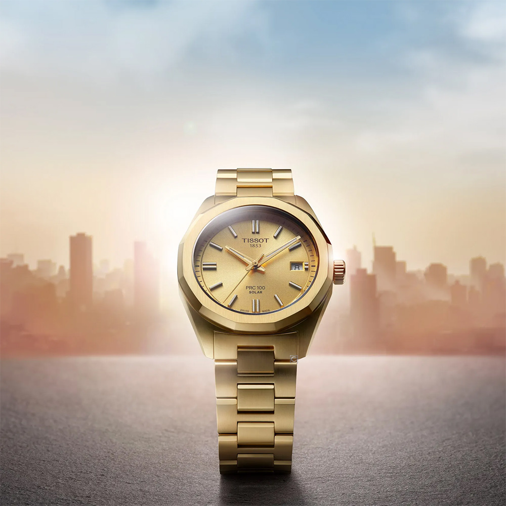 TISSOT 天梭 PRC 100系列 Solar太陽能腕錶 女錶 手錶-T1518223302100