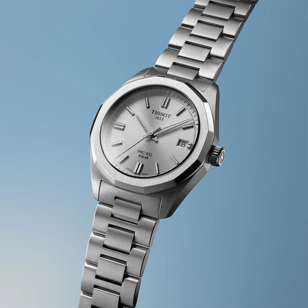 TISSOT 天梭 官方授權 PRC 100系列 太陽能 經典時尚腕錶 錶 週年慶 雙11 T1518221103100 / T151.822.11.031.00