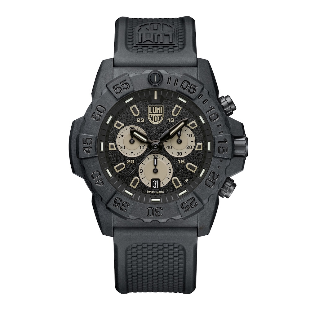LUMINOX 雷明時 Navy SEAL Chrono 海豹三眼計時腕錶 – 沙色 / 3587