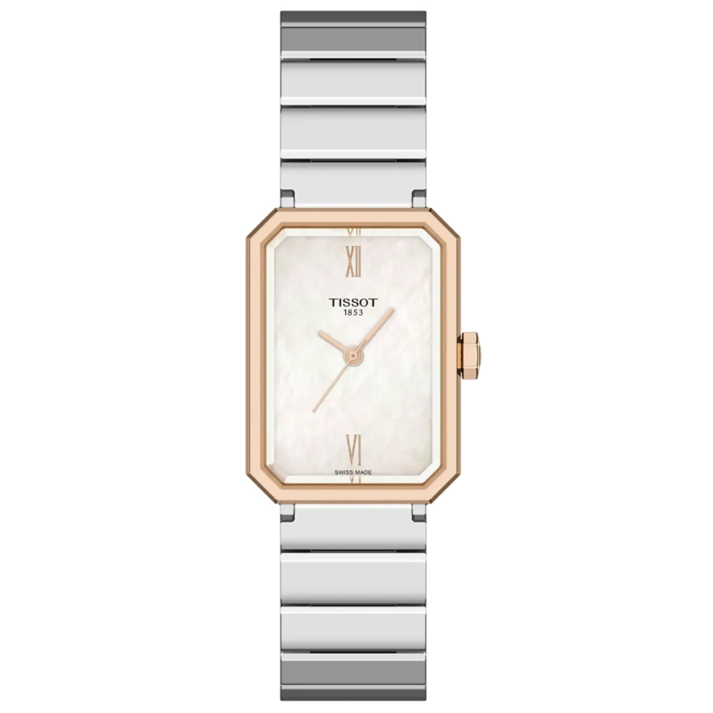 TISSOT 天梭 官方授權 SRV系列 經典幾何時尚腕錶 錶 週年慶 雙11 T1601102111300 / T160.110.21.113.00