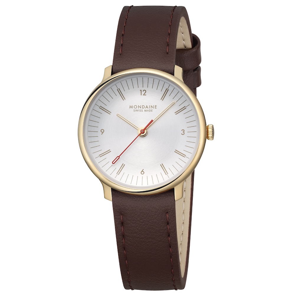 Mondaine 瑞士國鐵 Doppio 女錶 - 金棕 33mm 1XM-33110LGV