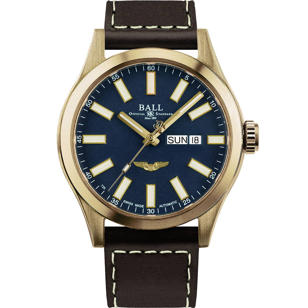 Ball 波爾 Engineer III系列 青銅 復古飛行機械錶-43mm NM2186C-L4J-BE