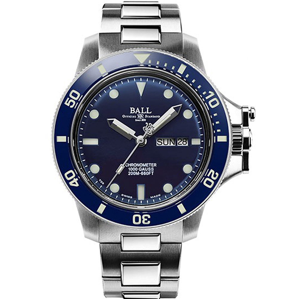 Ball 波爾 Engineer Hydrocarbon系列 天文台認證200米潛水機械錶-40mm DM2218B-S1CJ-BE