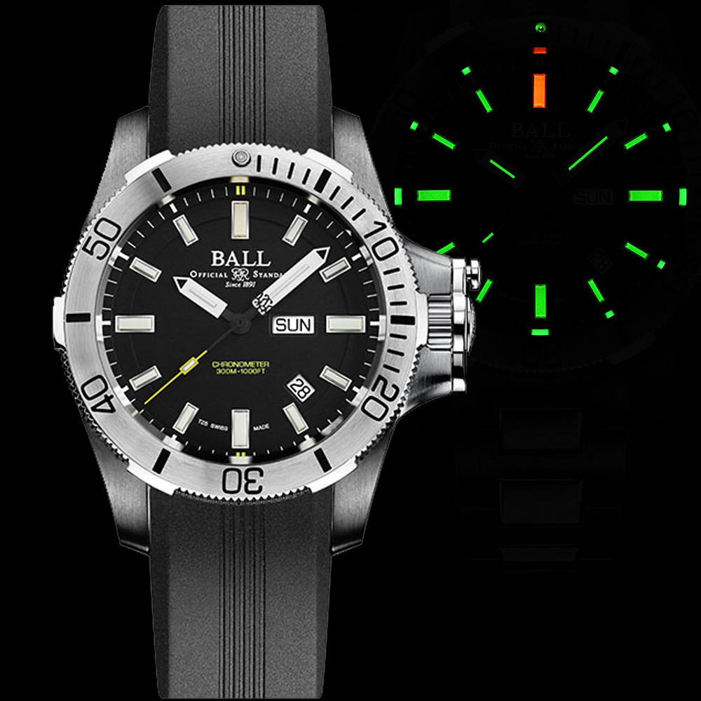 Ball 波爾 錶 Engineer 天文臺認證 300米防水機械錶-42mm DM2276A-PCJ-BK