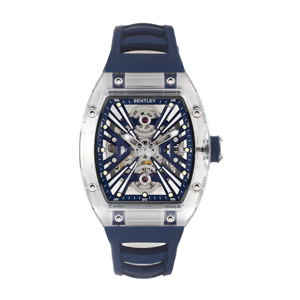 BENTLEY 賓利 KNIGHT 騎士系列 夜光機芯設計自動機械腕錶_深藍_BL2420-15MWNN_43mm