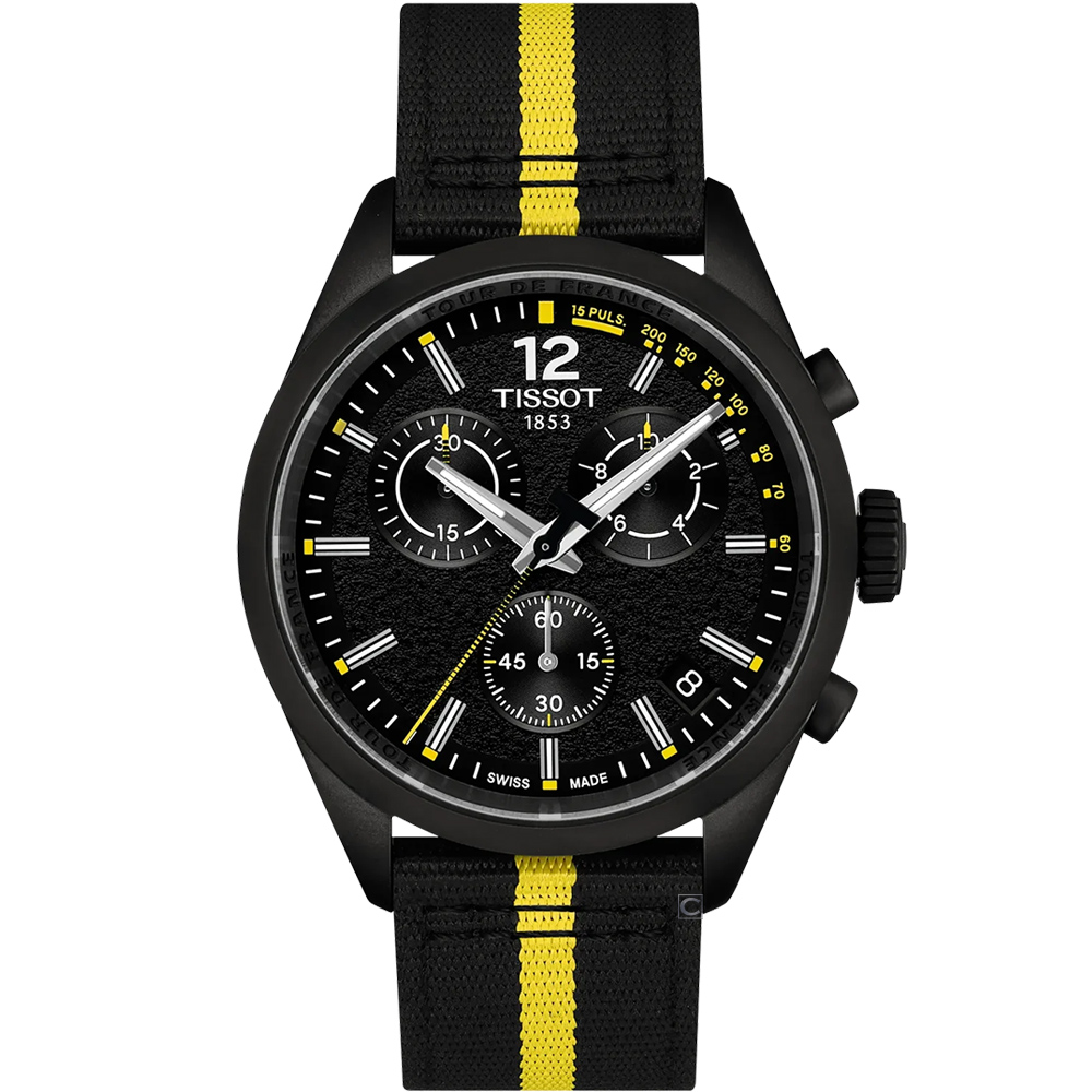 TISSOT 天梭 官方授權 PR100 2026 環法自由車賽聯名石英計時手錶-T1504173705700