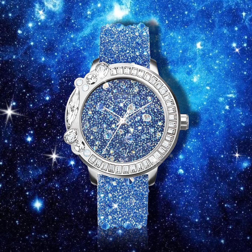 Galtiscopio 迦堤 璀璨星鑽系列限量星空藍手錶-40mm AU2SS001DSBULS