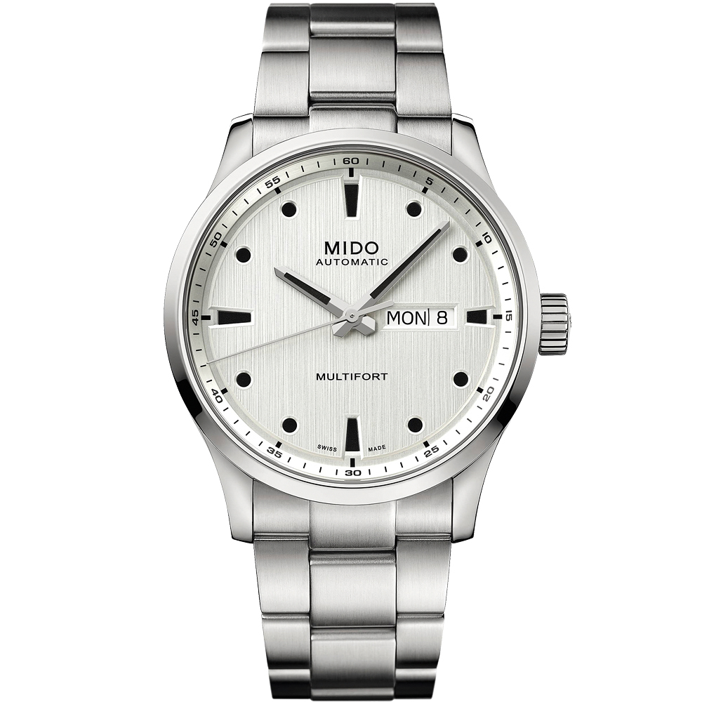 MIDO 美度 官方授權 Multifort M 先鋒系列 80小時動力儲存機械錶 百貨周年慶-42mm M0384301103100