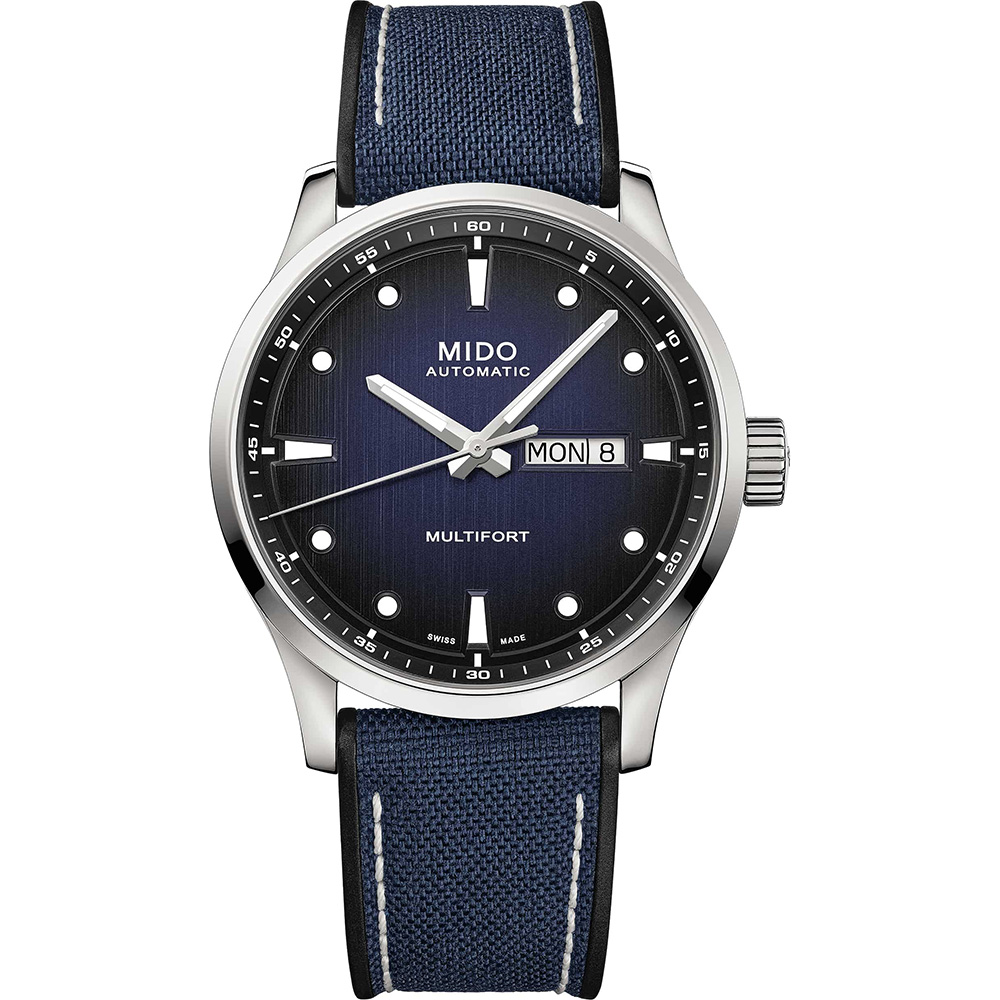 MIDO 美度 官方授權 Multifort M 先鋒系列 80小時動力儲存機械錶 百貨周年慶 M0384301704100