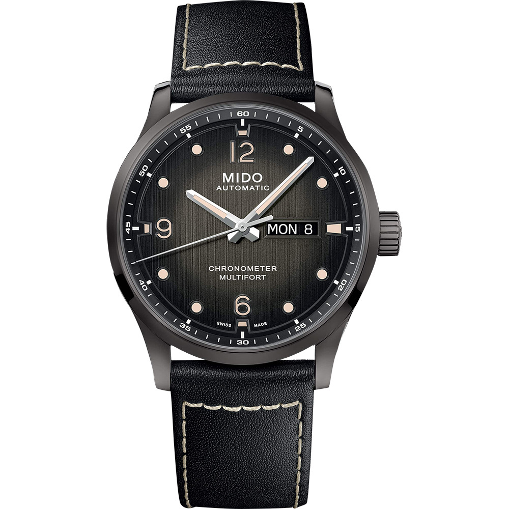 MIDO 美度 官方授權 Multifort M 先鋒系列 天文台認證機械錶 百貨周年慶-42mm M0384313605700