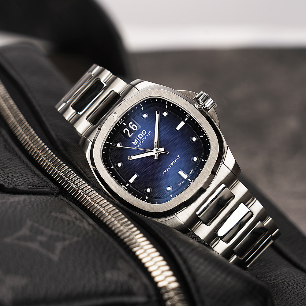 Mido Multifort TV BIG DATE Orologio Uomo Automatico - Cassa Acciaio 40mm, Vetro Zaffiro, Movimento Svizzero 80h, Referenza M049.526.11.041.00