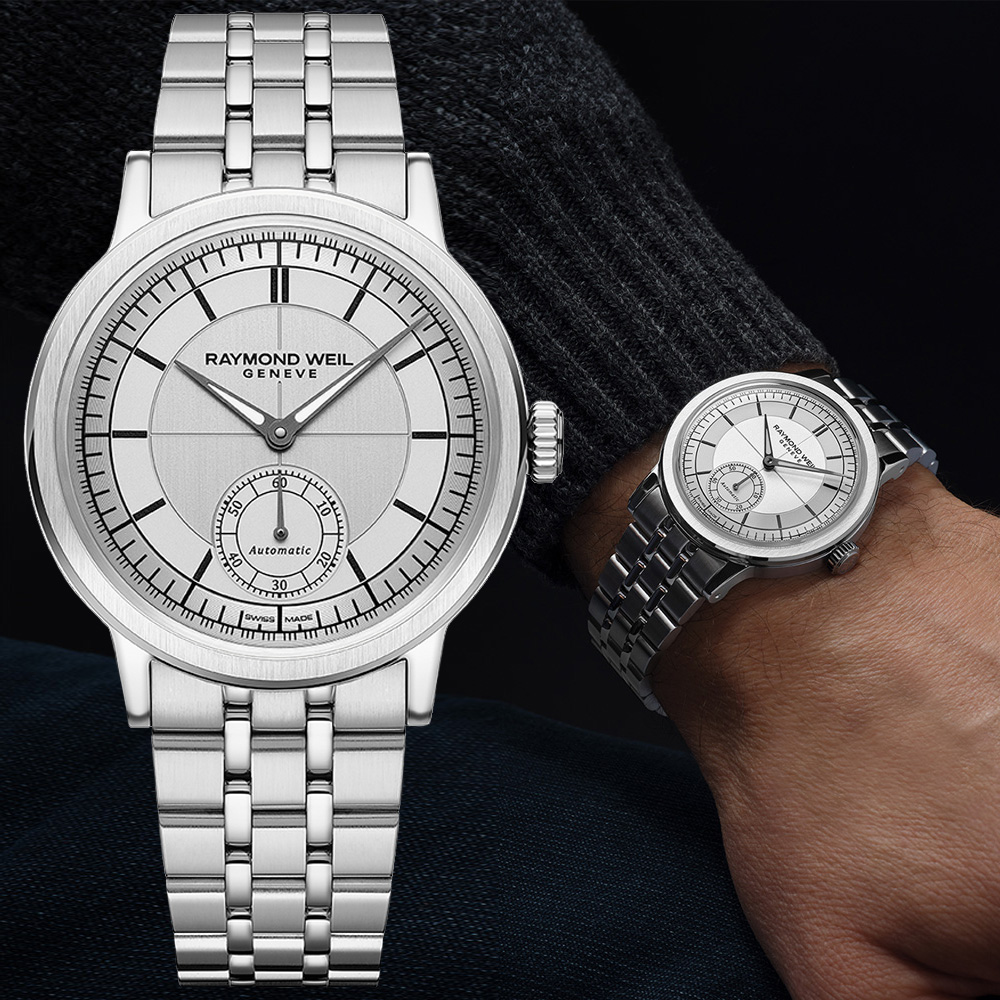 Raymond Weil 蕾蒙威 Millesime 復古系列 小秒針機械腕錶 39.5mm 錶 週年慶 雙11 / 2930-ST-65001