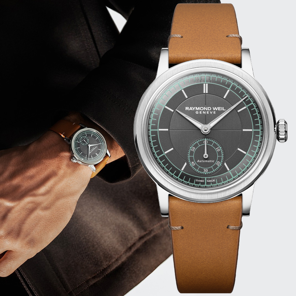 Raymond Weil 蕾蒙威 Millesime 復古系列 小秒針機械腕錶 35mm 錶 手錶 送禮 / 2130-STC-60521