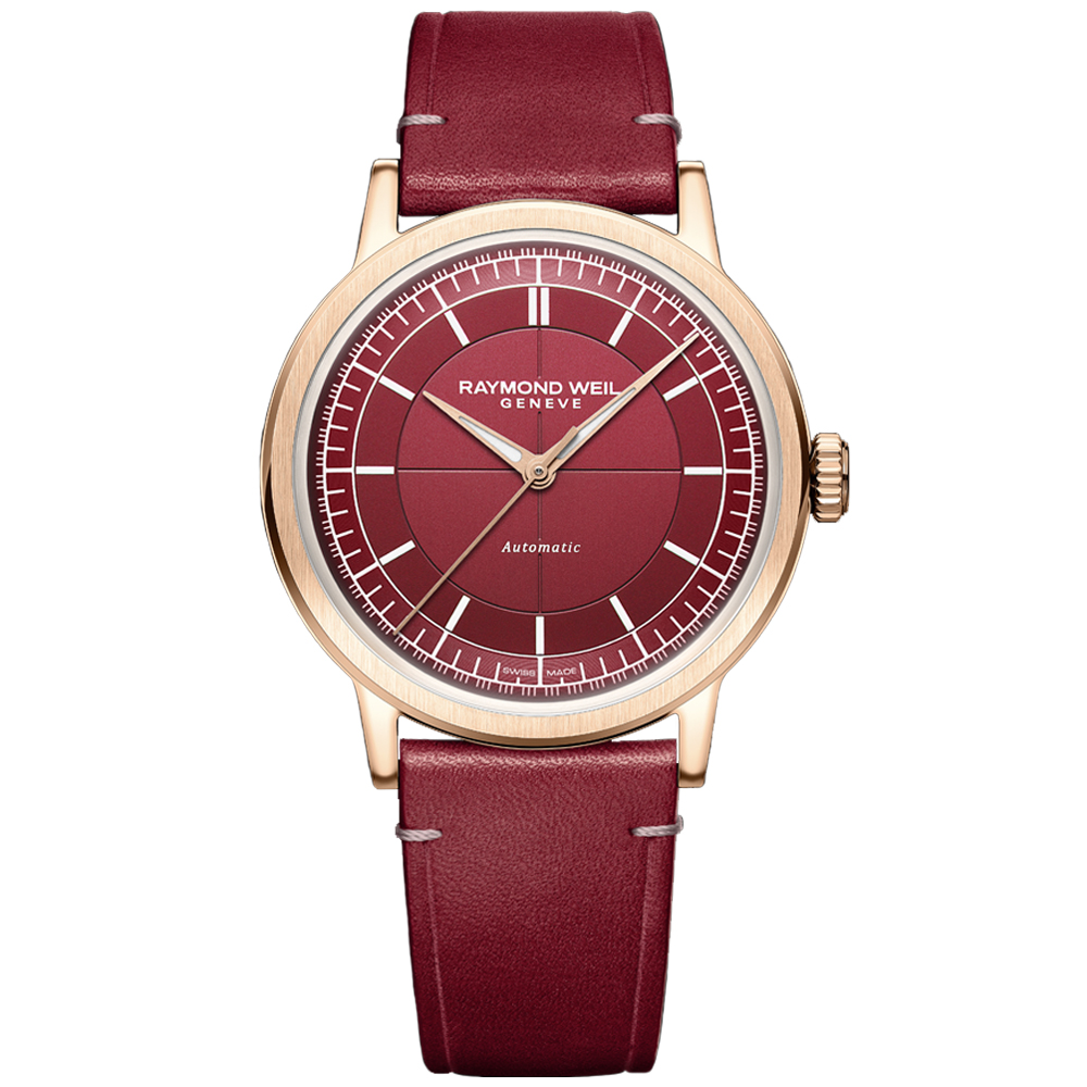 Raymond Weil 蕾蒙威 Millesime 復古系列 小秒針機械腕錶 39.5mm 錶 週年慶 雙11 / 2925-PC5-45001