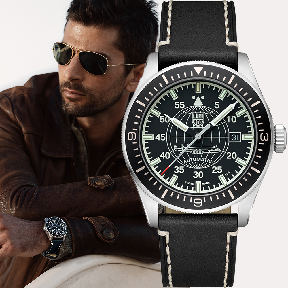 LUMINOX 雷明時 洛克希德馬丁星座機械腕錶 手錶-42mm 1LM-9601