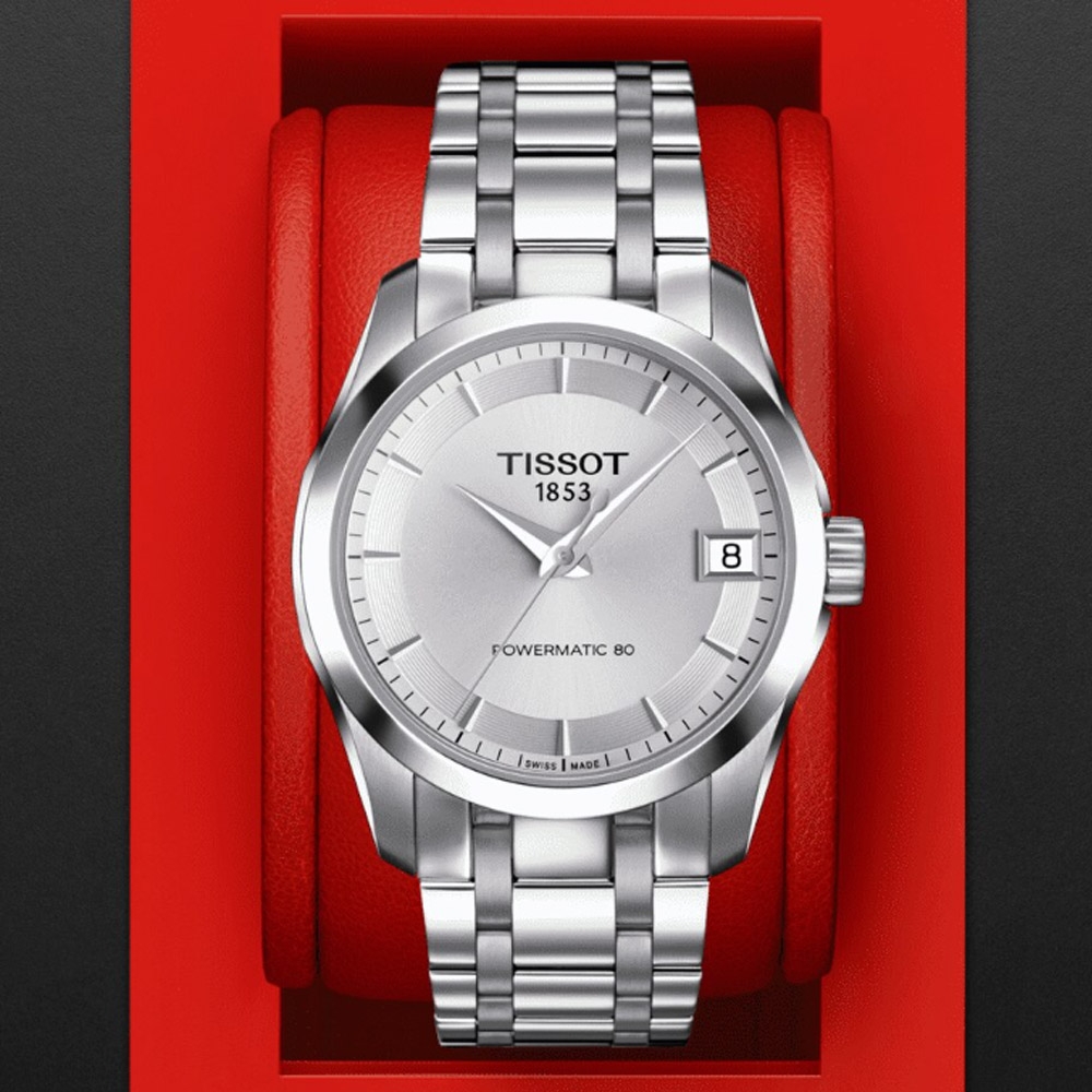 TISSOT 天梭 官方授權 設計師 典雅女性機械腕錶 錶 週年慶 雙11 / T0352071103100 / T035.207.11.031.00
