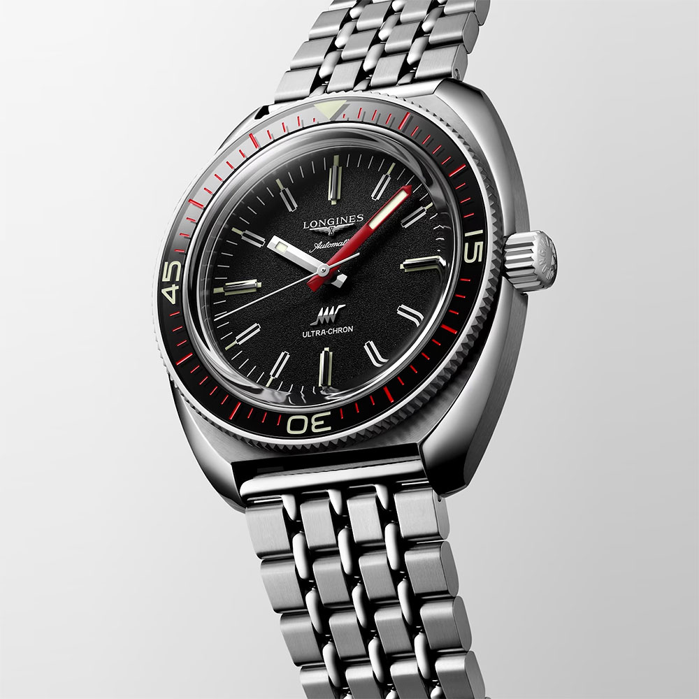 LONGINES 浪琴 Ultra-Chron Diver 超級天文台系列機械錶 套錶-43mm L2.836.4.52.9