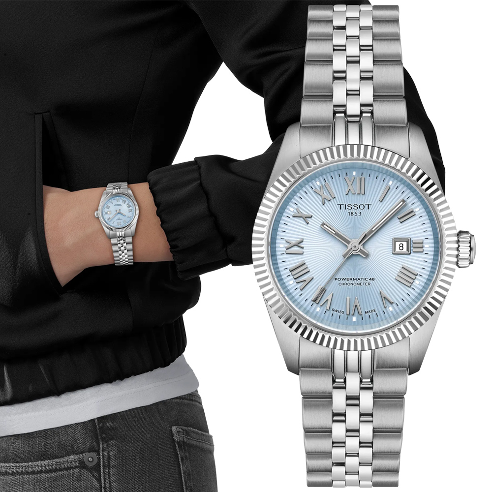 TISSOT 天梭 官方授權 BALLADE 天文台認證 機械腕錶 錶 週年慶 雙11 / T1562081135300 / T156.208.11.353.00